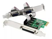 Placa Multiserial Pci Express X1 Db9 Db25 Rs232- Lt-p230