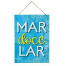 Placa Náutica Mar Doce Lar 42Cm