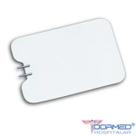 Placa neutra inox pn 01 210mmx150mm