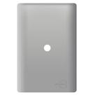 Placa Novara Aco 4x2 C/ Furo
