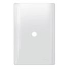 Placa Novara Branco 4x2 com Furo Dicompel