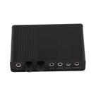 Placa óptica SPDIF de saída de áudio USB 5.1 externa de 6 canais Placa óptica SPDIF de saída de áudio USB 5.1 externa de 6 canais