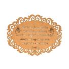 Placa Oração Santo Anjo MDF Cru P Arte Cristã para Quarto Infantil ou Sala Decorada