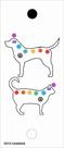 Placa ou Gráfico Radiônico PETS ou Animais Chakras 28X11 EM PVC 30x13 CM