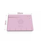 Placa p/ Aramar Flores e Folhas - 20 x 24 x 0,8 Ranhuras Grandes e Pequenas Rosa Panelinha Rosa