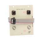 Placa painel frontal clp netter linha nt 2 teclas tecnofinger para uso com controlador tecnofinger para lava louças industriais netter