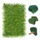 Placa Painel Jardim Vertical Artificial Sintético Cheia Folhagem Mista 40x60 Muro Inglês - Florarte