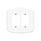 Placa Para 2 Interruptores Triplo F33 Branca 4x4 Fame Blanc