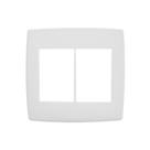 Placa para 3 + 3 Postos 4x4 Pialplus Branca - Pial Legrand