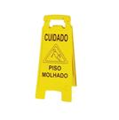 Placa Para Chão Molhado Cuidado Atenção Estabelecimento Loja
