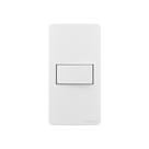 Placa Para Condulete Caixa 1" Com Interruptor Simples Margirius Sleek 10a Branca Branco