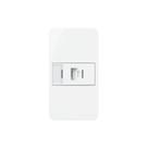 Placa para Condulete Caixa 3/4" com Tomada para Rede de Informática MarGirius Sleek RJ45 Cat6 Branca