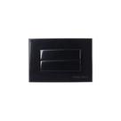 Placa Para Móveis 65x45 Com Interruptor Duplo Simples Margirius Sleek 10a Preto Ebony Placa Para Móveis 65x45 Com Interruptor Duplo Simples Margirius Sleek 10a Preto Ebony