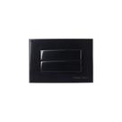 Placa para Móveis 65x45 com Interruptor Duplo Simples MarGirius Sleek 10A Preto Ebony