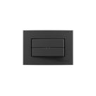 Placa para Móveis 65x45 com Interruptor Duplo Simples MarGirius Sleek Colors 10A Grafite
