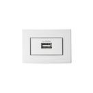 Placa para Móveis 65x45 com Tomada Carregador USB-A MarGirius Sleek 2A 10W Branca Placa para Móveis 65x45 com Tomada Carregador USB-A MarGirius Sleek 2A 10W Branca