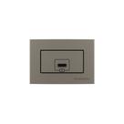 Placa para Móveis 65x45 e Tomada Carregador USB-C MarGirius Sleek Colors 2A 10W Argila