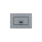 Placa para Móveis 65x45 e Tomada Carregador USB-C MarGirius Sleek Colors 2A 10W Cinza