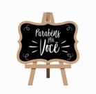 Placa "Parabéns pra você " Placa "Parabéns pra você "