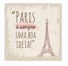 Placa Paris é sempre uma boa ideia