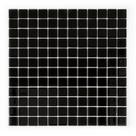 Placa Pastilha Vidro Parede 30cm X 30cm Preto