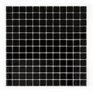 Placa Pastilha Vidro Parede 30cm X 30cm Preto