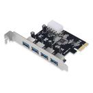 Placa PCI Express 4 Portas USB 3.0 Comtac - 27129349