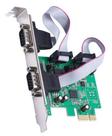 Placa pci express rs232 db9 9 pinos serial plug and play