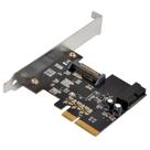 Placa PCIe SilverStone USB 3.1 Gen2 com Conector Interno de 19 Pinos