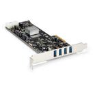 Placa PCIe StarTech.com 4 portas USB 3.0 com 4 portas dedicadas de 5 Gbps