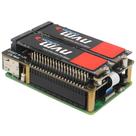Placa periférica SSD PCIe para Dual M.2 HAT NVMe 2280 para RPi 5