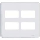 Placa Perlex Aros 4X4 (4 Modulos Distanciadas) 73Pl22S