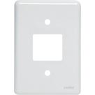 Placa Perlex Branca 4X2 (2 Saida) 23Pl2 Placa Perlex Branca 4X2 (2 Saida) 23Pl2