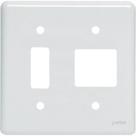 Placa Perlex Branca 4X4 (1 Saida+2 Saida) 23Pl12 Placa Perlex Branca 4X4 (1 Saida+2 Saida) 23Pl12