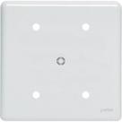 Placa Perlex Branca 4X4 (Cega+Furo) 23Pl00/66