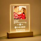 Placa personalizada do Spotify, VEELU, presente personalizado para o Dia das Mães