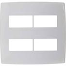 Placa Pial Glos 4X4 (2+2 Distanciada) 618534 Placa Pial Glos 4X4 (2+2 Distanciada) 618534