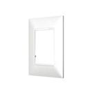 Placa Pial Plus+ 4X2cm Três Postos Pérola - Pial Legrand