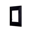 Placa Pial Plus+ 4X2cm Três Postos Preto - Pial Legrand