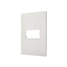 Placa Pial Plus+ 4X2cm Um Posto Branco - Pial Legrand