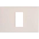 Placa Pial Plus+ Branca 4X2 (1 Modulo Horizontal) 618501Bc