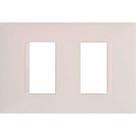 Placa Pial Plus+ Branca 4X2 (2 Modulo Distanciado) 618506Bc