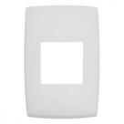 Placa Pial Plus+ Branca 4X2 - 2 Modulos - 618502Bc Placa Pial Plus+ Branca 4X2 - 2 Modulos - 618502Bc