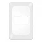 Placa Pial Pop Branca 4X2 - 1 Modulo Lgp21