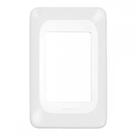 Placa Pial Pop Branca 4X2 - 3 Modulos Juntos Lgp23