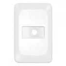 Placa Pial Pop Branca 4X2 - Saida Fio Lgp20F Placa Pial Pop Branca 4X2 - Saida Fio Lgp20F