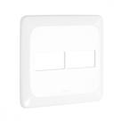 Placa Pial Pop Branca 4X4 (1+1 Horizontal) Lgp42