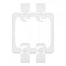 Placa Pial Pop Branca 4X4 - Cega Lgp40 Placa Pial Pop Branca 4X4 - Cega Lgp40