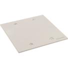 Placa Piso Aluminio Tramontina 4X4 Cega Cromada