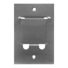 Placa Piso Inox 4x2 Unha 2 portas Nova Stamplac